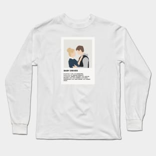 Baby Driver Minimalist Poster Long Sleeve T-Shirt